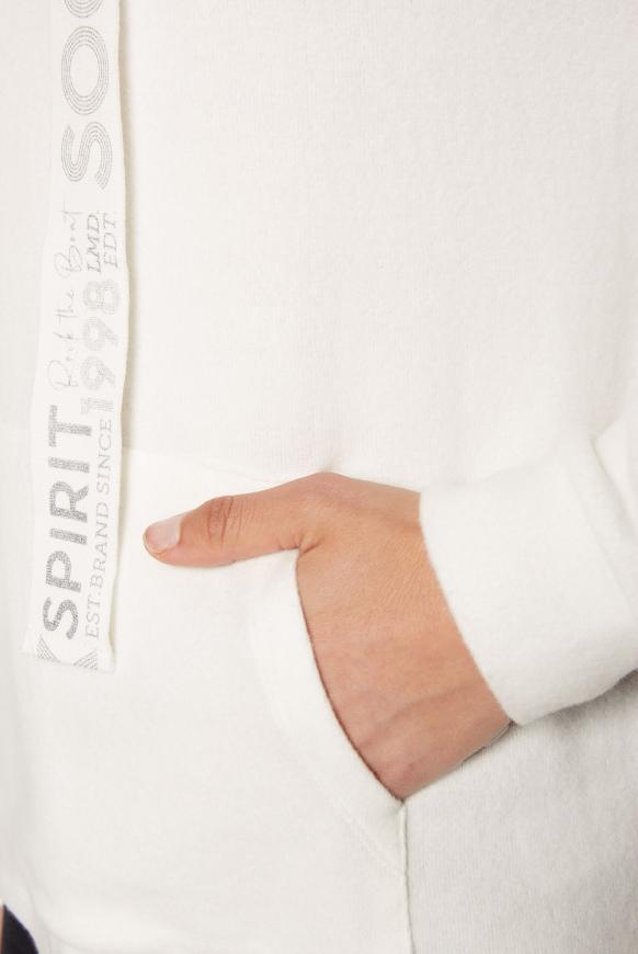 Kapuzenpullover mit Logo-Tape