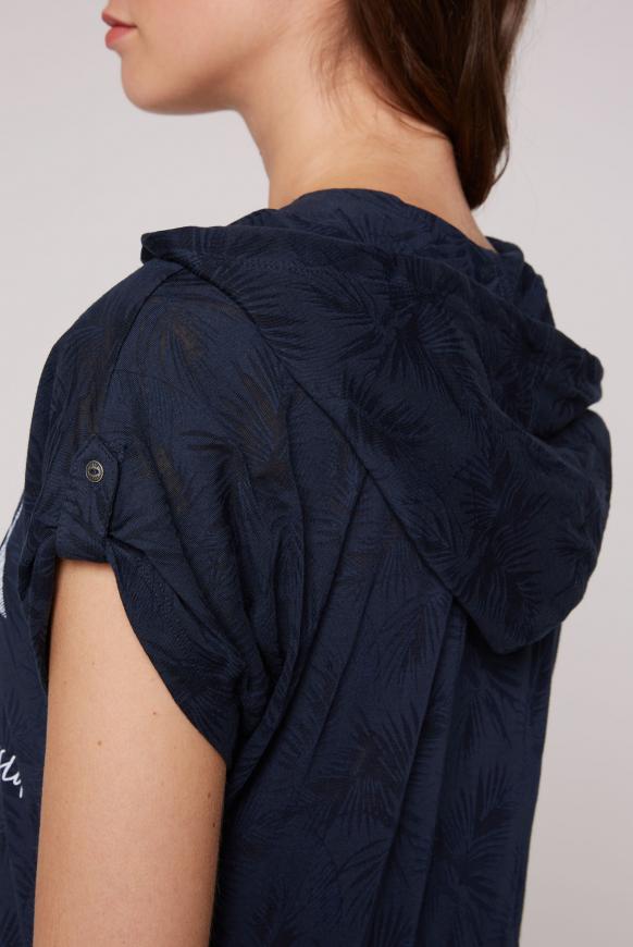 Kapuzenshirt mit Ausbrenner-Artwork