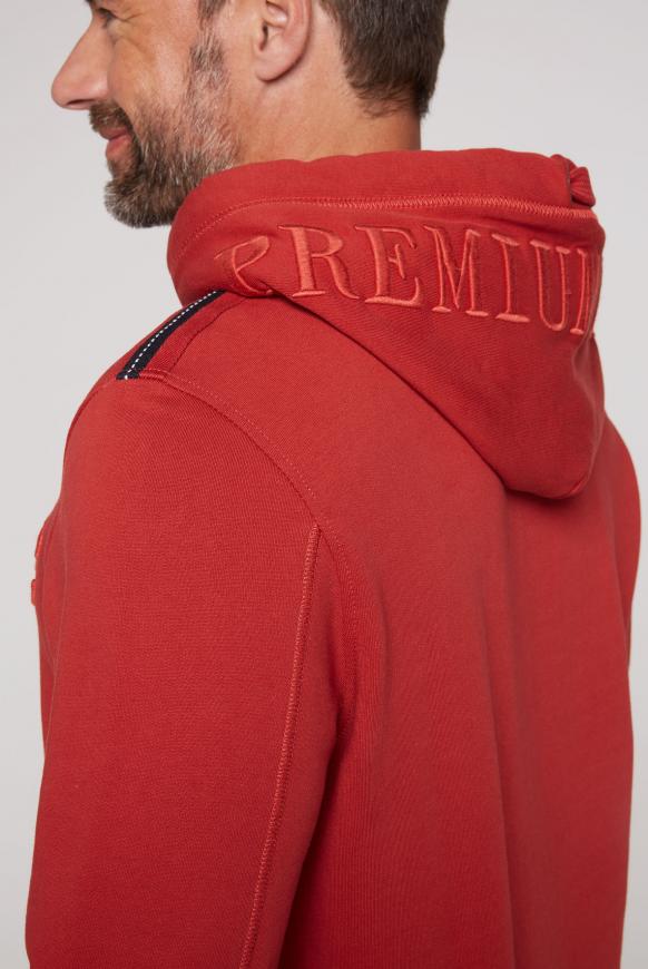 Kapuzensweatshirt mit 3D-Stickereien