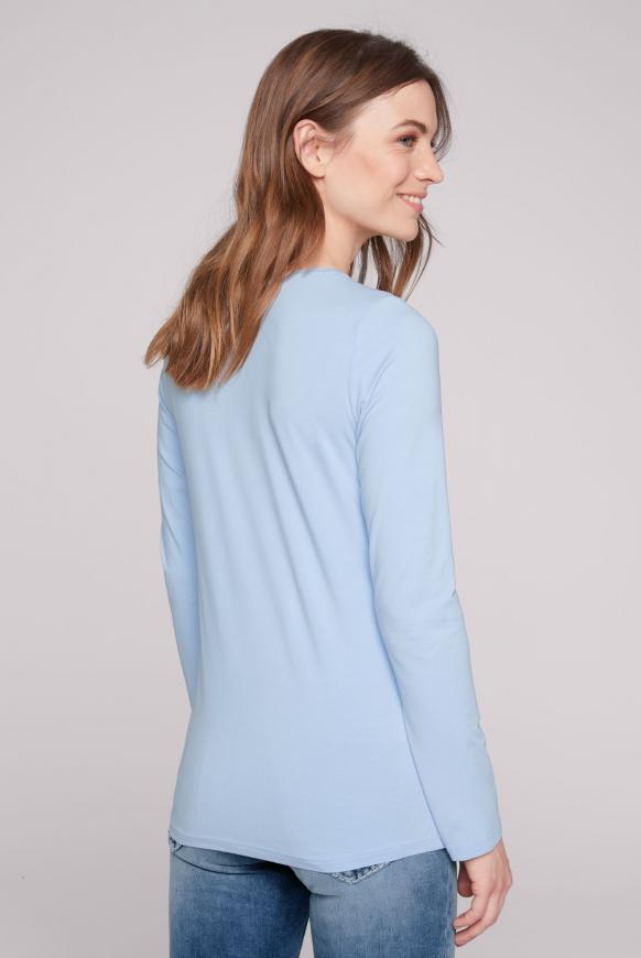 Langarmshirt mit Logo Print