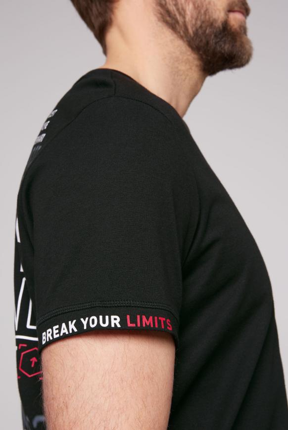 Langes T-Shirt mit XL-Rücken-Print