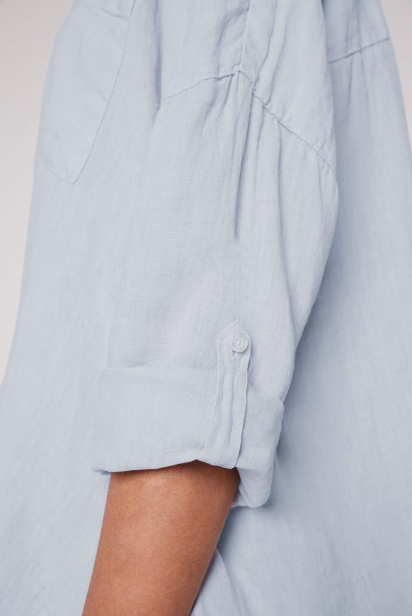 Oversized Bluse aus Leinen