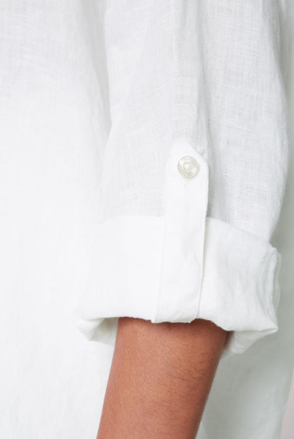 Oversized Bluse aus Leinen