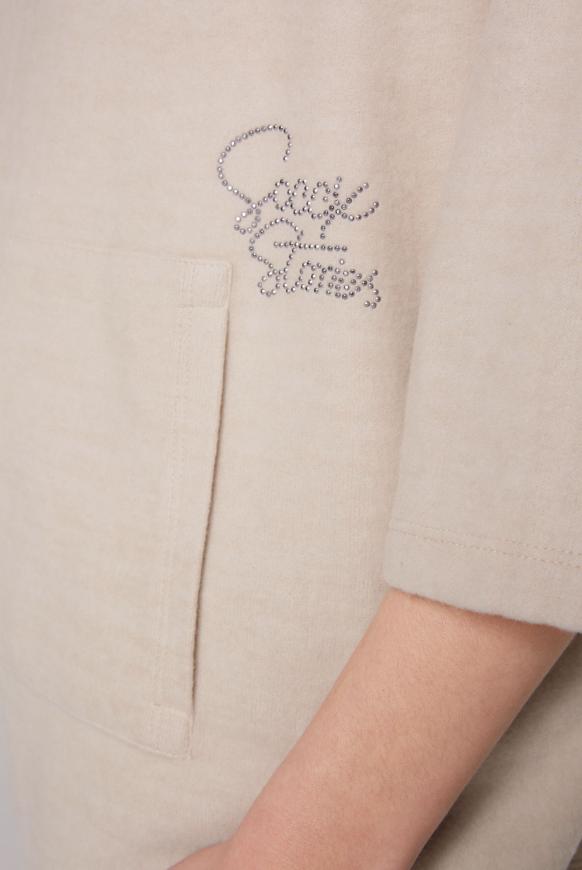 Oversized-Pullover mit Kängurutasche