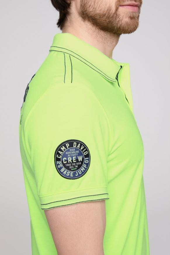 Pikee-Polo mit Trikotkragen und Artworks