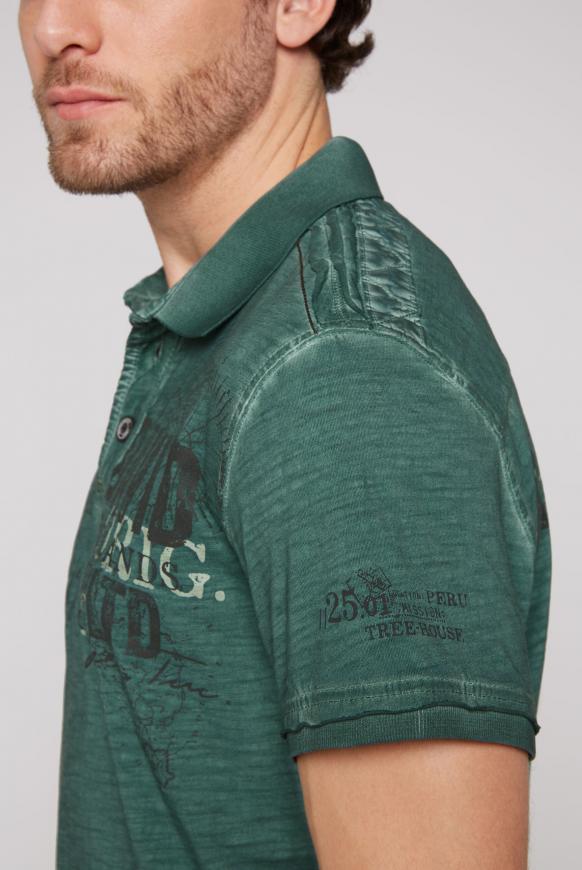 Polo im Vintage Look mit Tapes und Prints