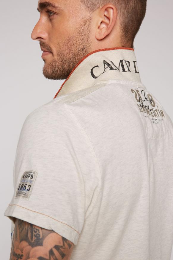 Polo mit Trikotkragen und Logo-Applikationen