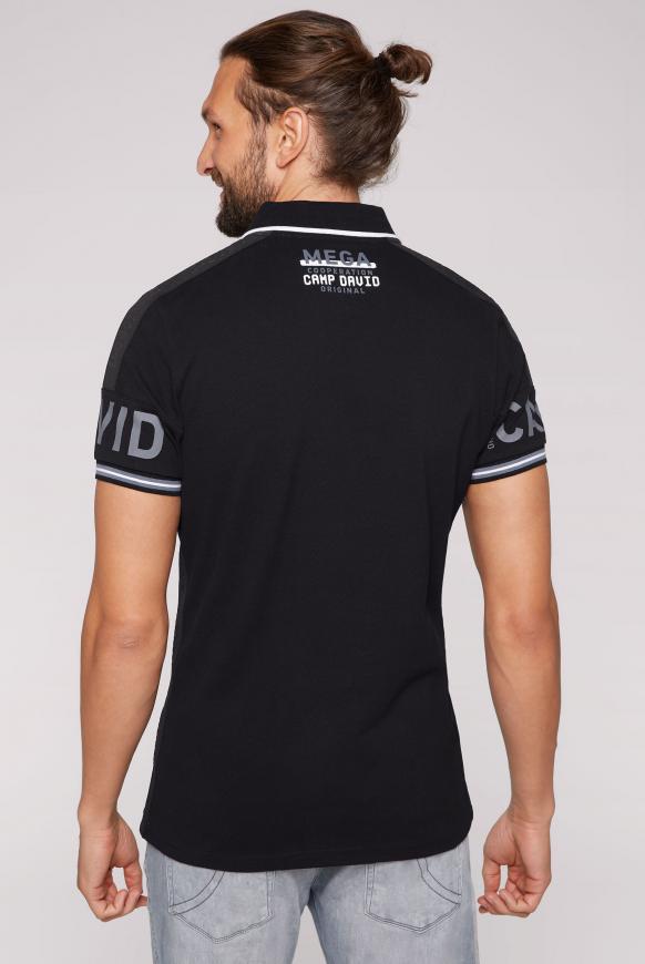 Poloshirt aus Pikee mit Logo-Ärmeln