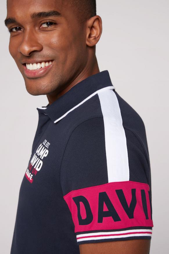 Poloshirt aus Pikee mit Logo-Ärmeln