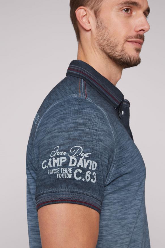 Poloshirt aus Pikee mit vielen Artworks