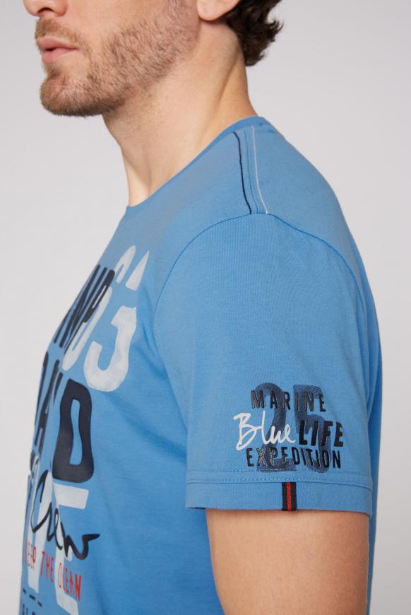 Rundhalsshirt mit Logo Artworks