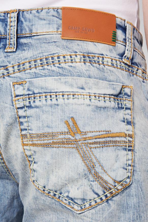 Skater Jeans Shorts RO:BI mit Destroy-Effekten