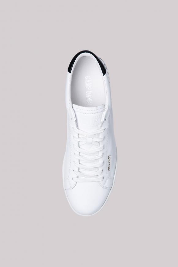 Sneaker aus Leder mit Logo Prints