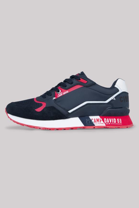 Sneaker im Retro Look mit Logo Artworks