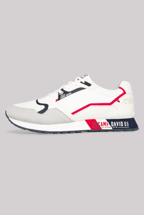 Sneaker im Retro Look mit Logo Artworks