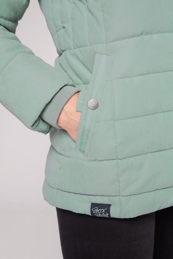 CAMP DAVID & SOCCX | Steppjacke mit abtrennbarer Kapuze frosted lake