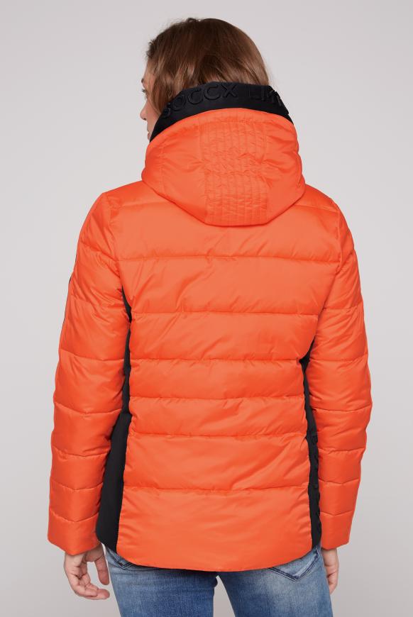 Steppjacke mit geprägten Logo Artworks