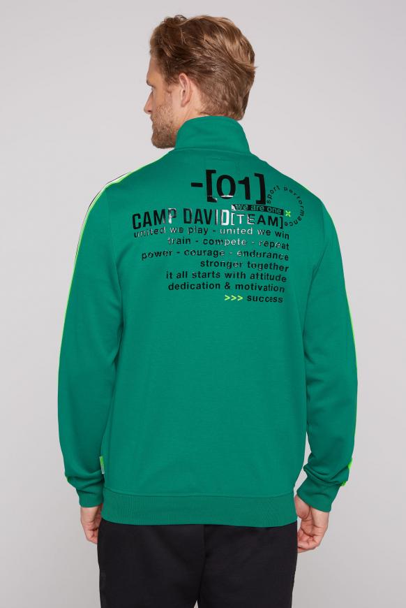 Sweatjacke mit 3D-Gel-Artworks