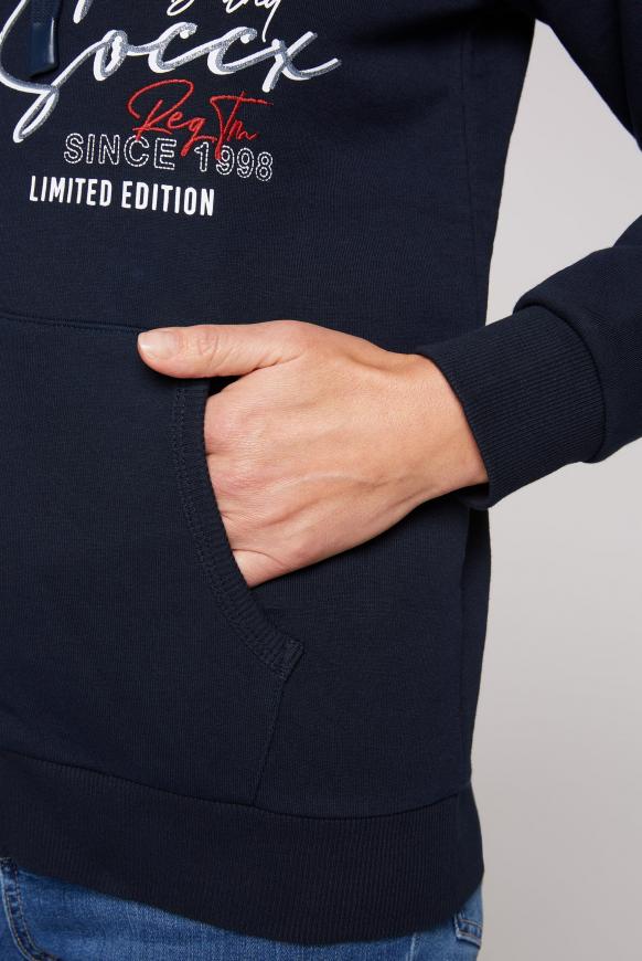 Sweatjacke mit Kapuze und Artwork