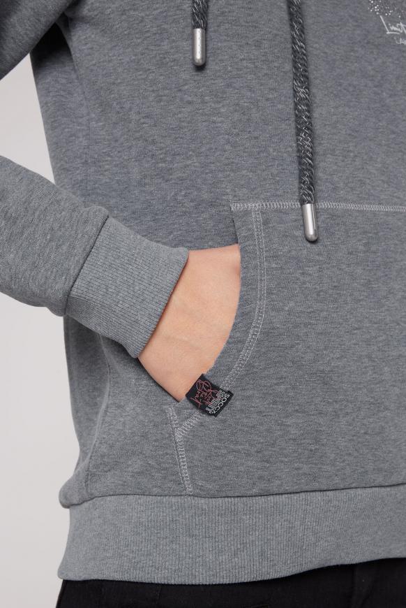 Sweatshirt mit hohem Kragen