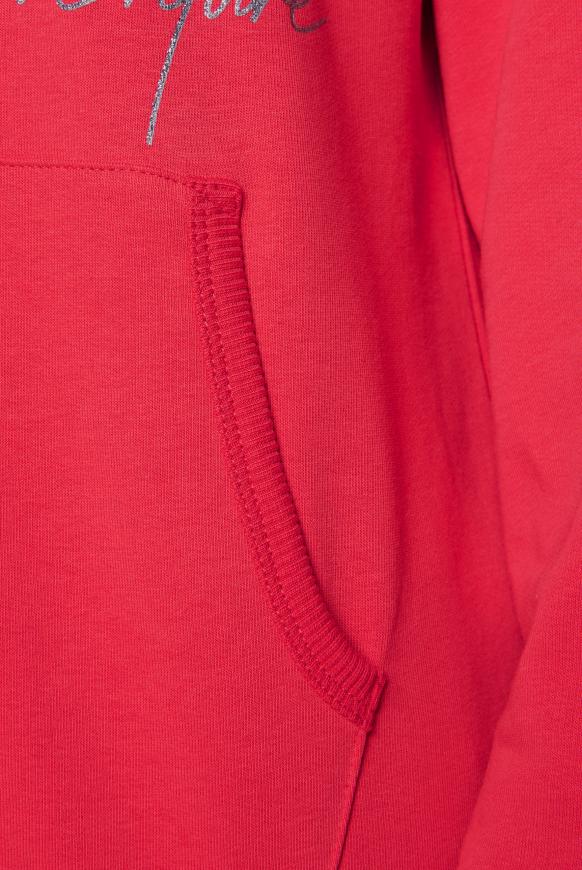 Sweatshirt mit hohem Kragen und Artwork