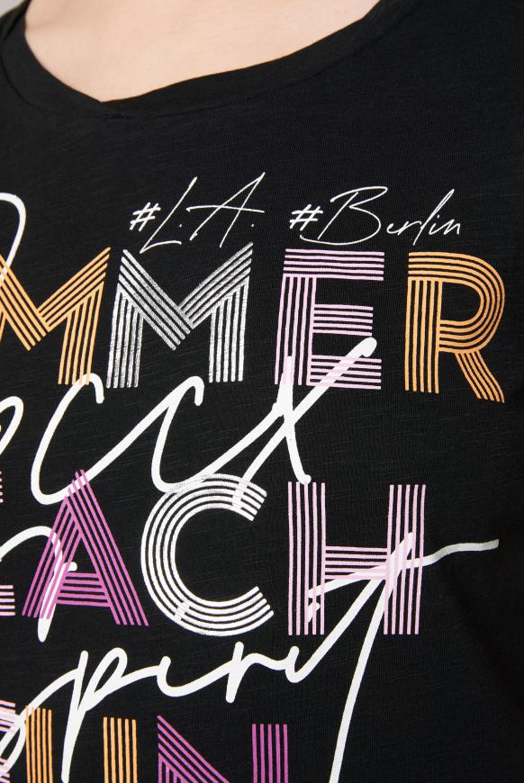 T-Shirt mit Print-Artwork