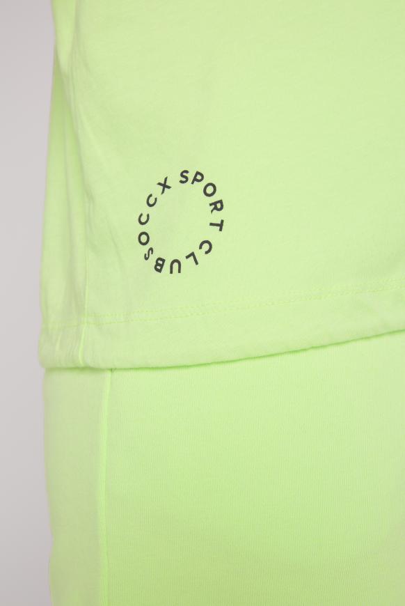 T-Shirt mit verstellbarem Gummizugsaum