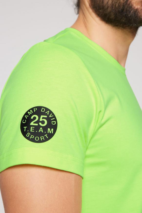 T-Shirt Rundhals mit Rubber Prints