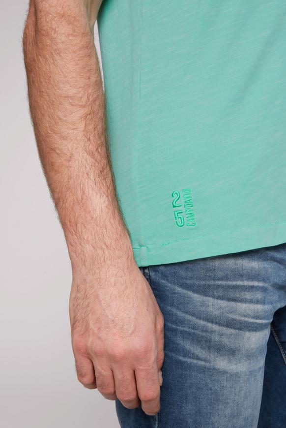 T-Shirt V-Neck mit Used Look