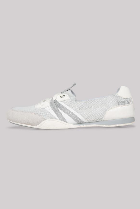 Veganer Sneaker-Ballerina mit Glitzer-Details