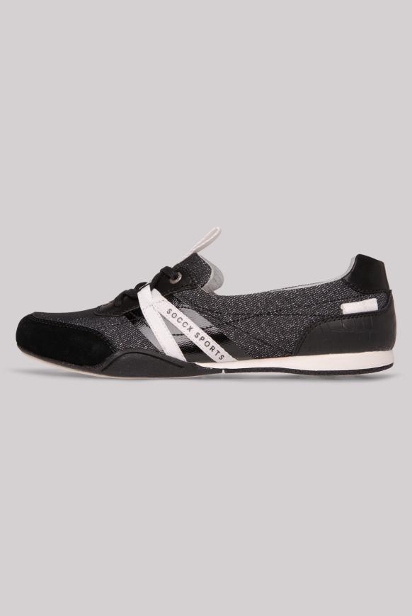 Veganer Sneaker-Ballerina mit Glitzer-Details