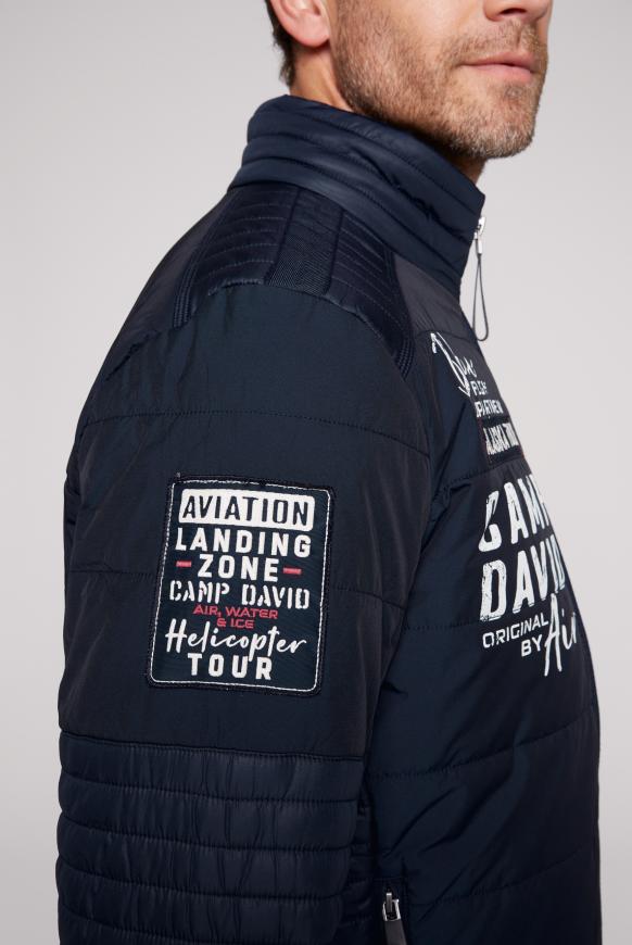 Winterjacke im Biker Look