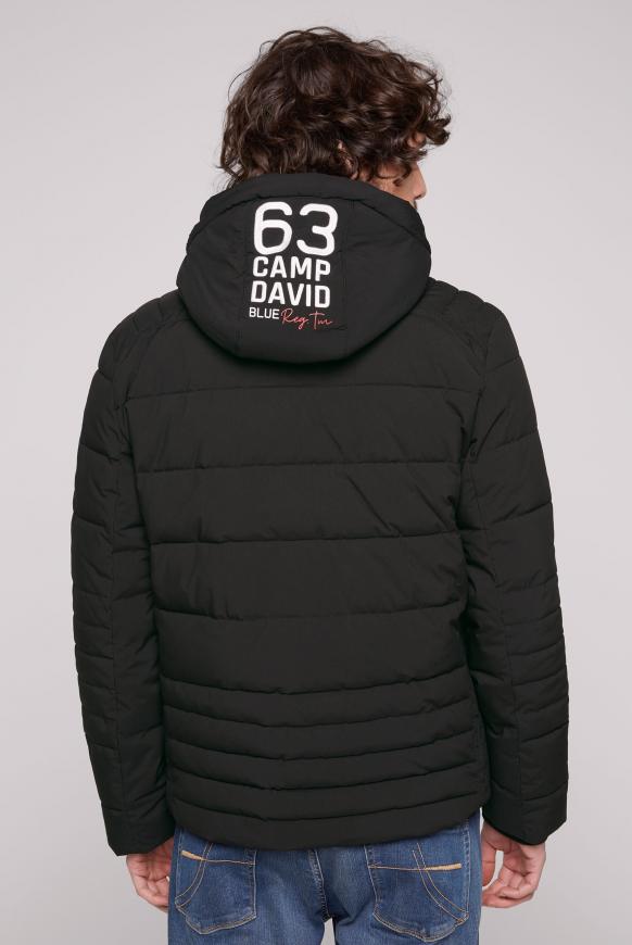 Winterjacke mit Kapuze im Ski-Design