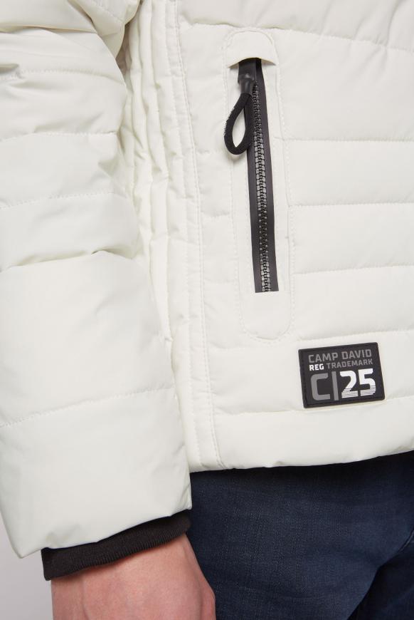 Winterjacke mit Kapuze im Ski-Design