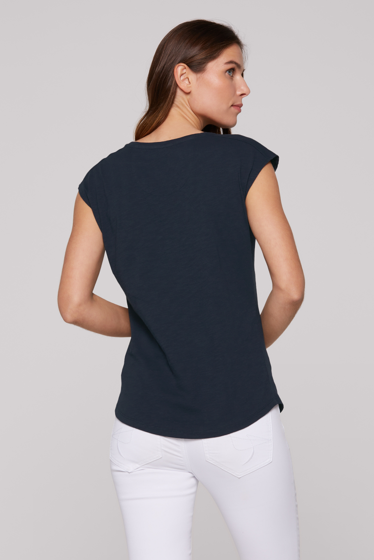 Ärmelloses Shirt mit Print Artwork