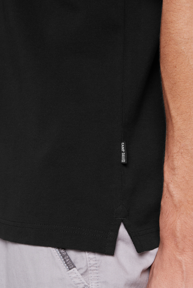Basic Pikee-Polo mit Trikotkragen