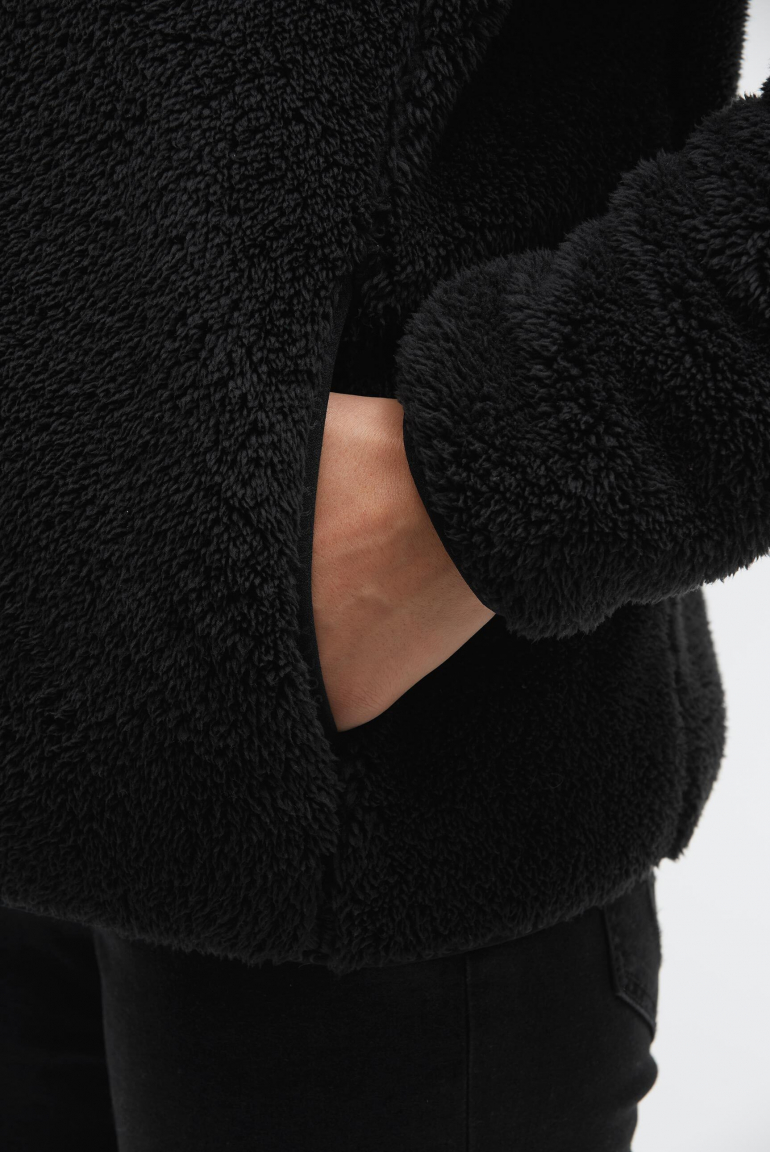 Fleecejacke mit Sherpa-Optik