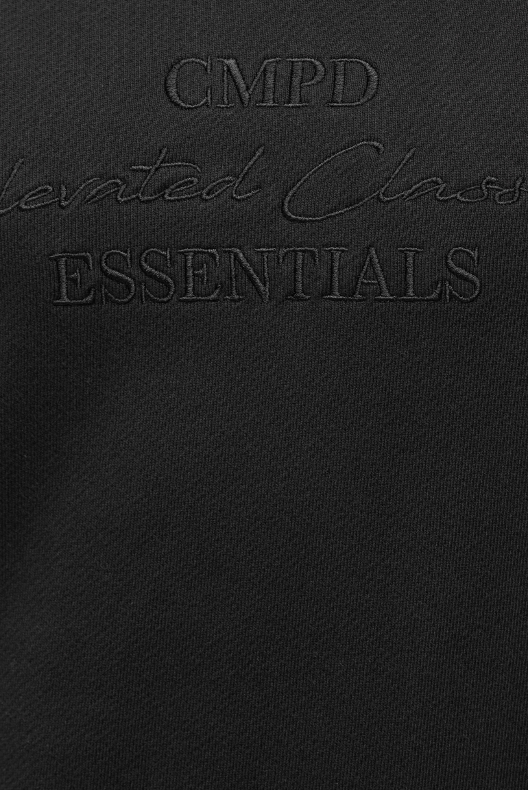 Hoodie mit Twill-Struktur und Stickerei