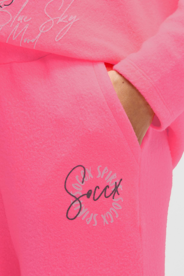 Hose aus Flauschstrick Relaxed Fit