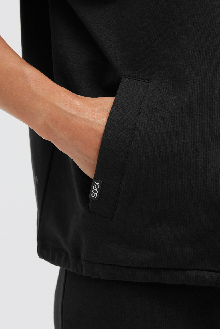 Kapuzensweatjacke mit Rücken-Print