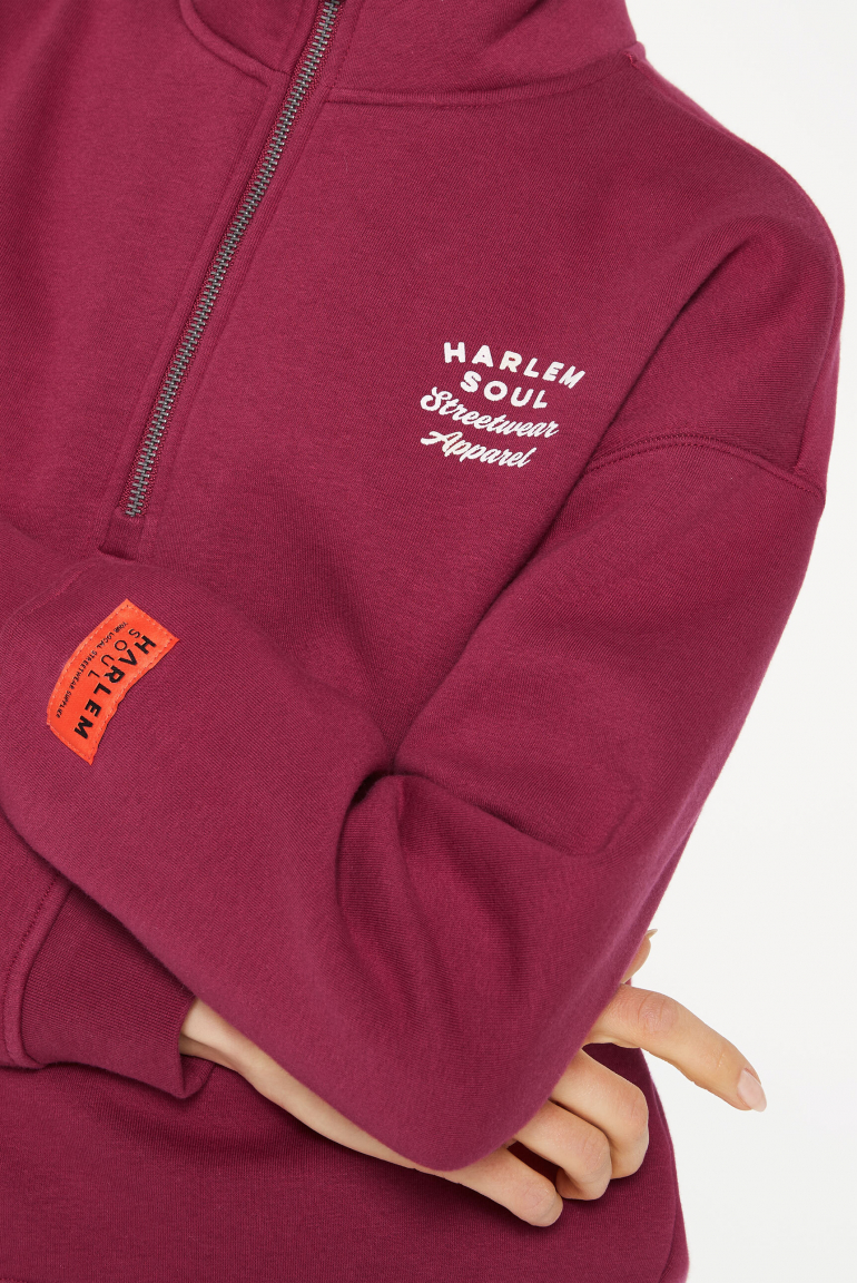 KAY-LA Troyer-Sweatshirt mit Back-Print