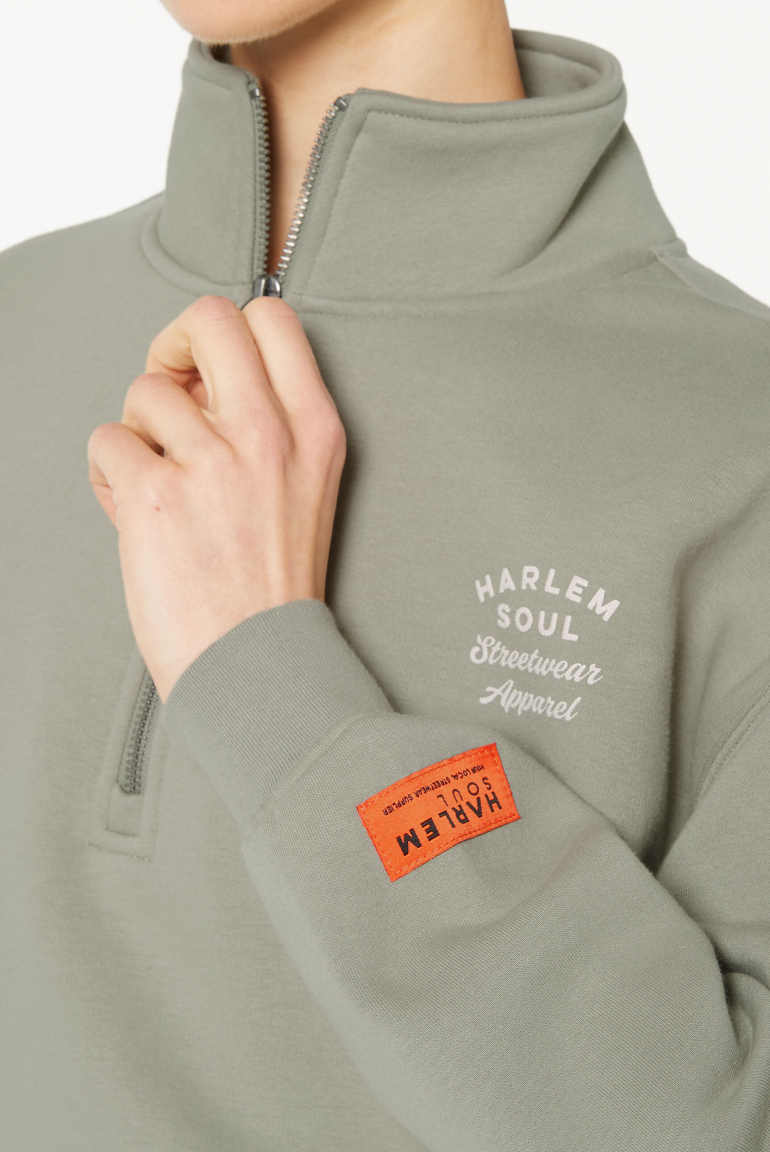 KAY-LA Troyer-Sweatshirt mit Back-Print