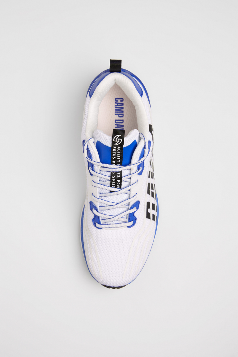 Leichter Sneaker im Knit-Design mit Rubber Artwork