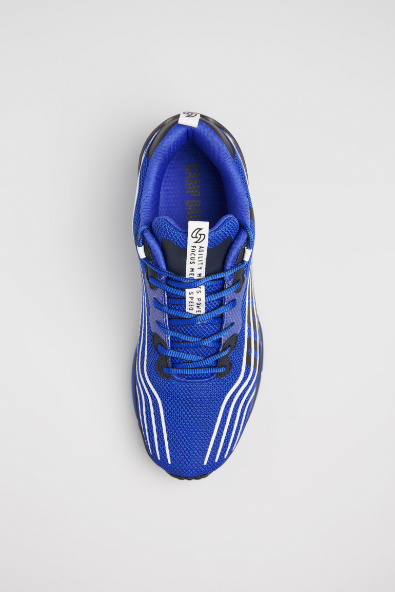 Leichter Sneaker im Knit-Design mit Rubber Artwork