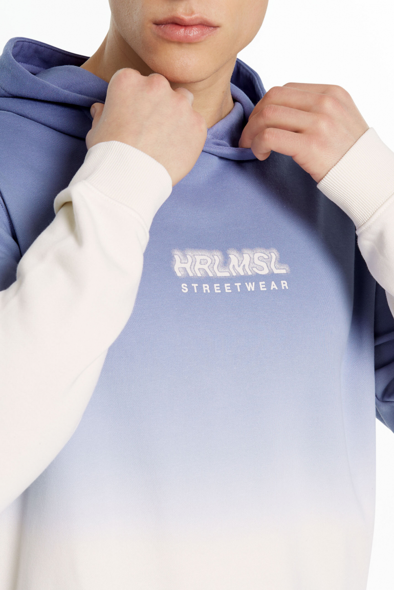 MON-TEL Hoodie Dip Dyed printed