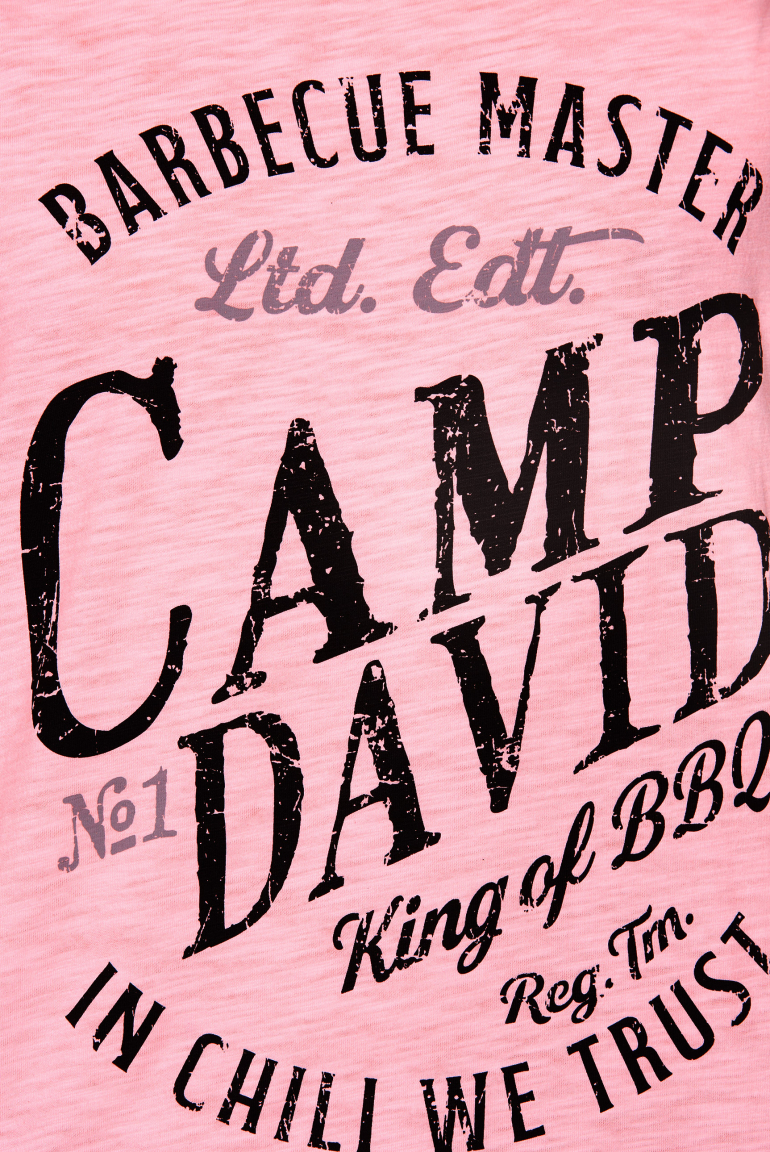 Muskelshirt mit Label Print im Used Look