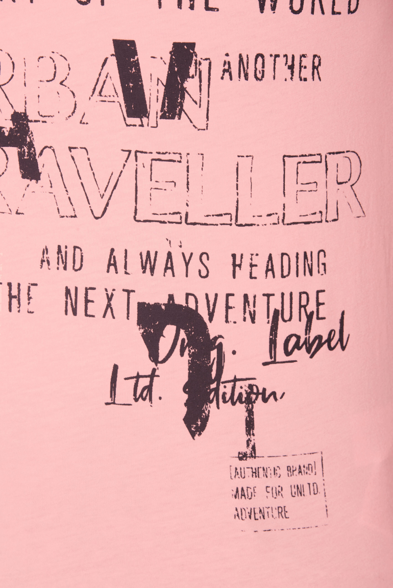 Muskelshirt mit Print im Used Look