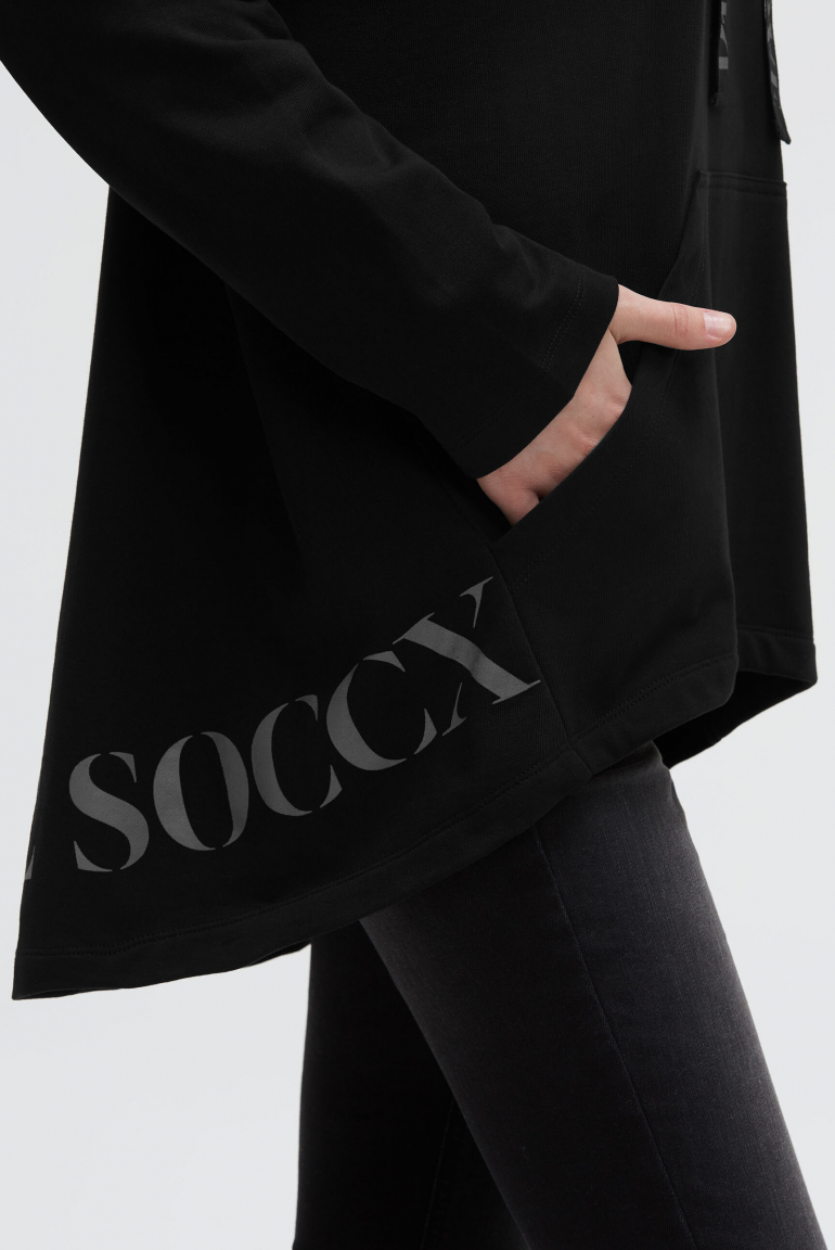 Oversized Hoodie mit Logo Print