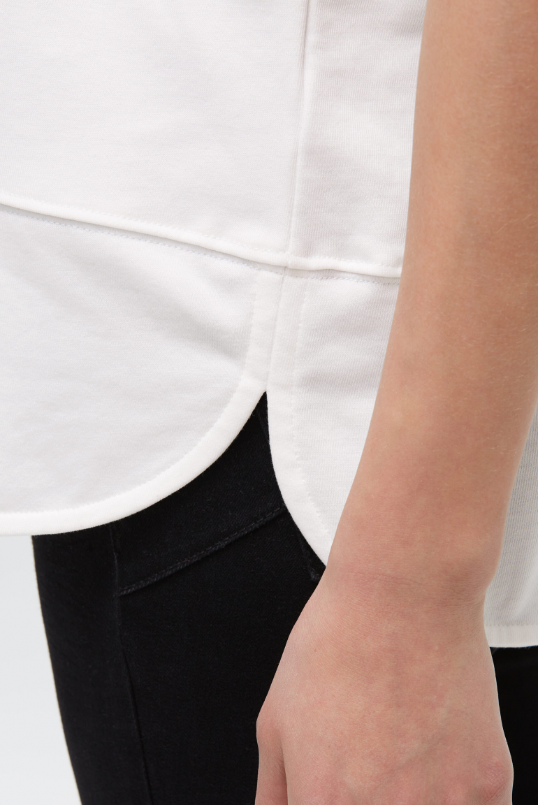Oversized-Shirt mit Artwork aus Schmucksteinen