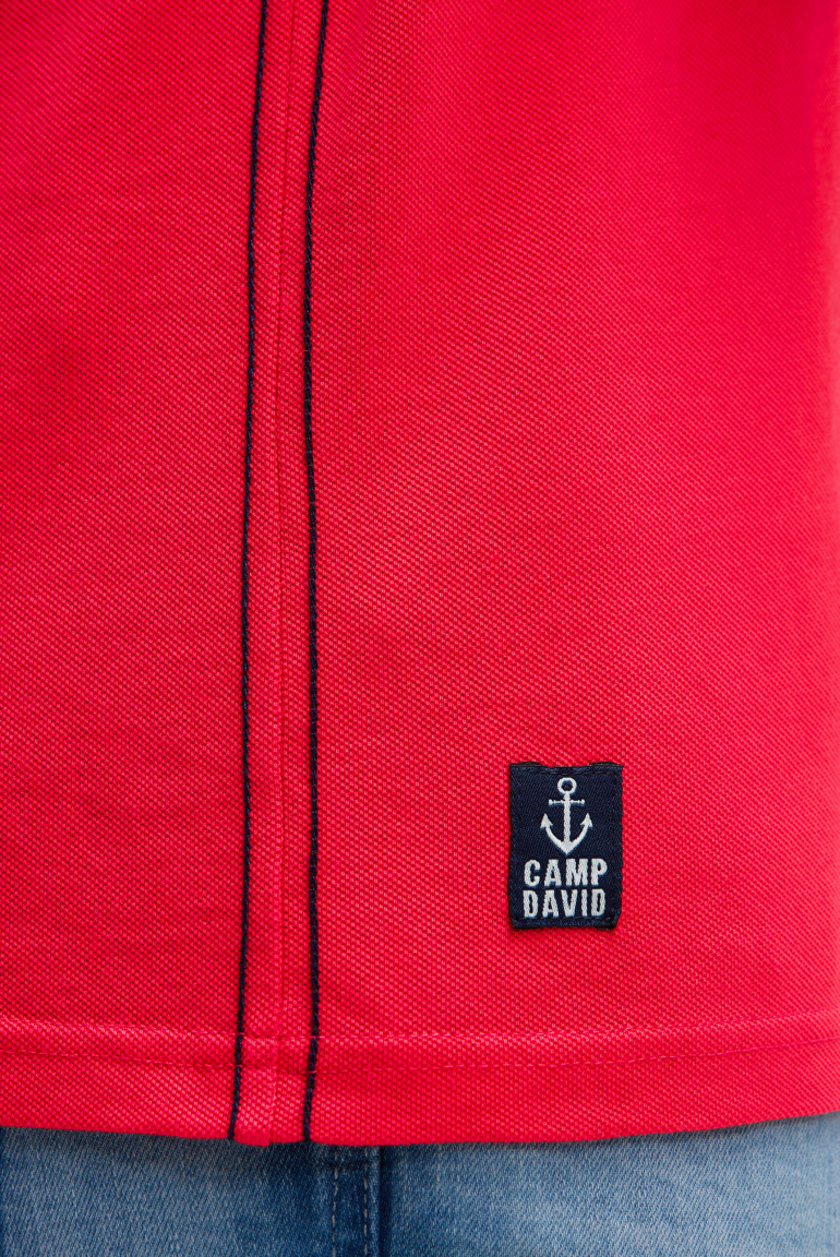 Pikee-Polo mit Logo-Stickerei